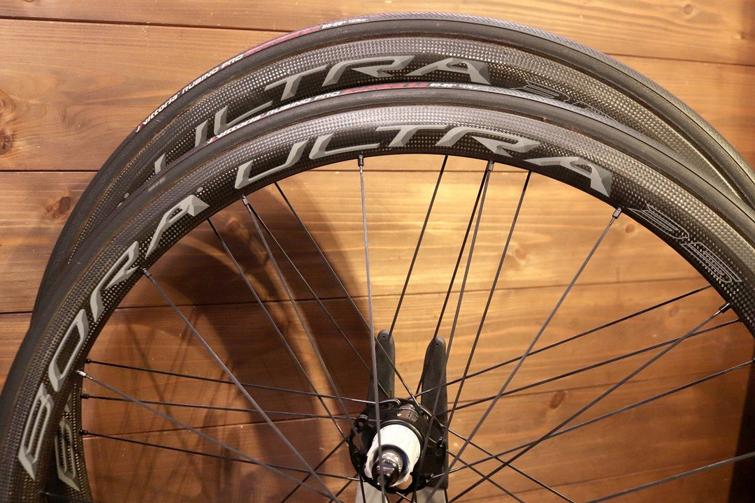 カンパニョーロ Campagnolo ボーラウルトラ BORA ULTRA 35 カーボン チューブラー ホイールセット シマノ12S/11S ワイドリム 【南麻布店】