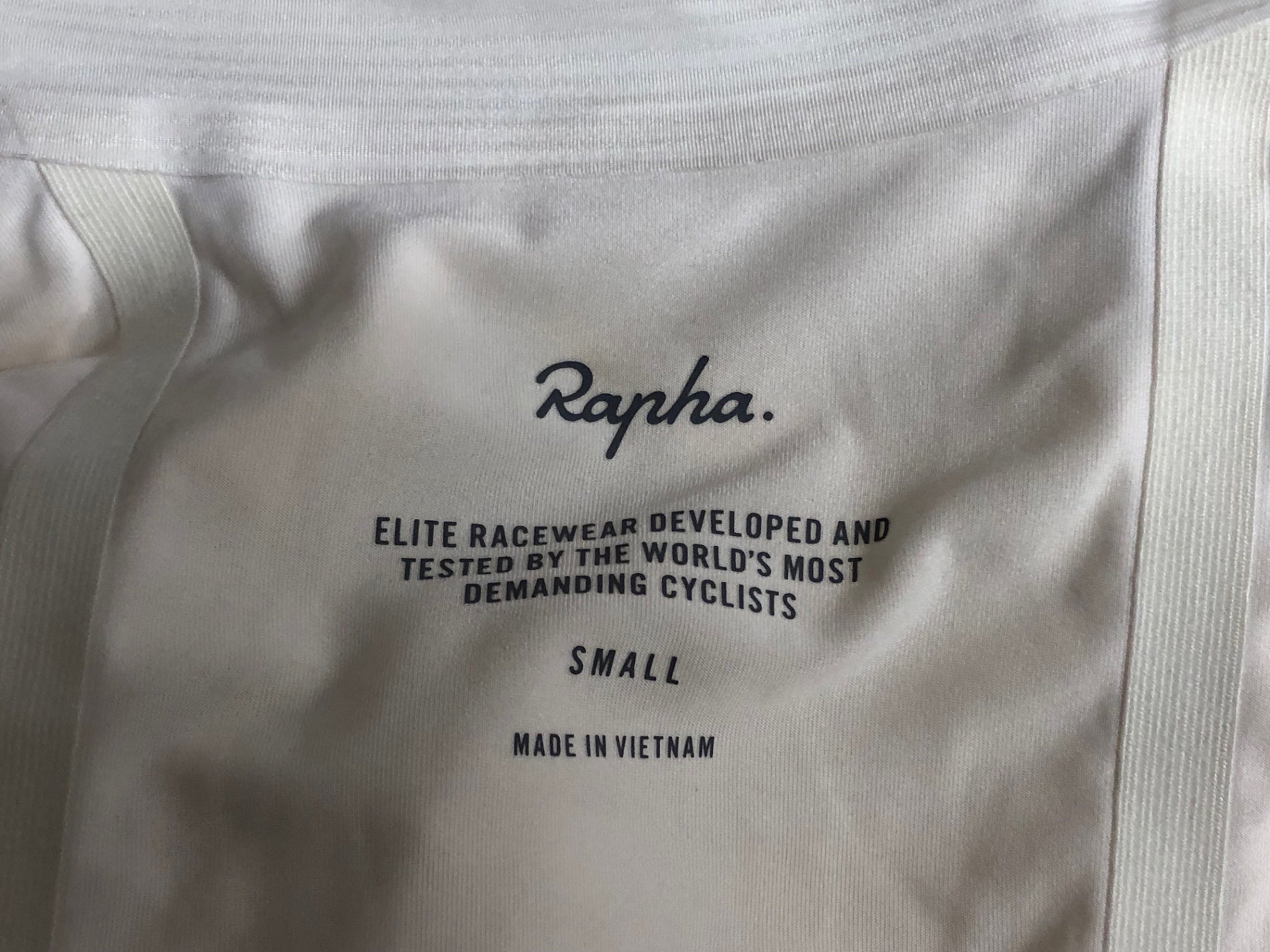 KK562 ラファ Rapha PRO TEAM JERSEY 半袖 サイクルジャージ 白 S