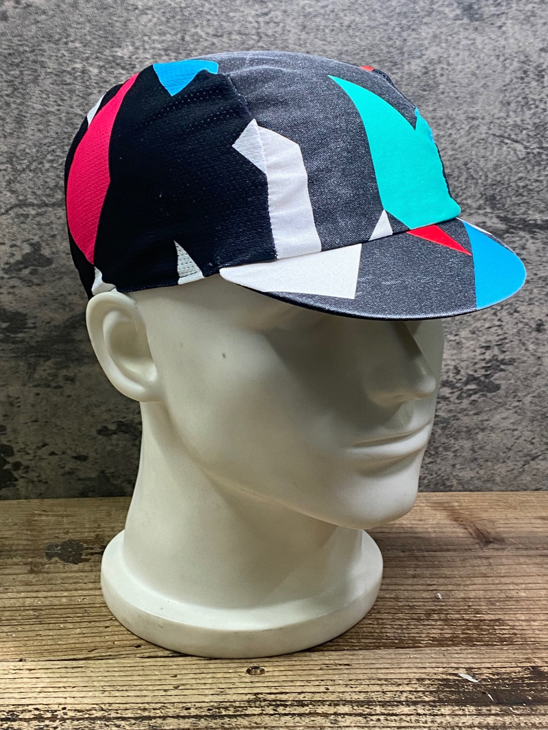 JM001 アソス assos FASTLANE Rock Cap サイクルキャップ 黒 白 総柄 ONE SIZE