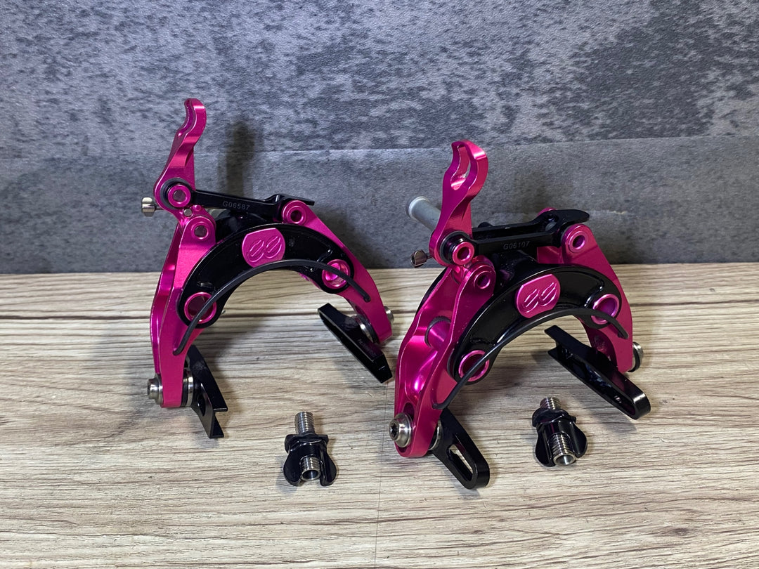 JS703 ケーンクリーク CANECREEK ee brake キャリパーブレーキ 前後セット 黒 ピンク