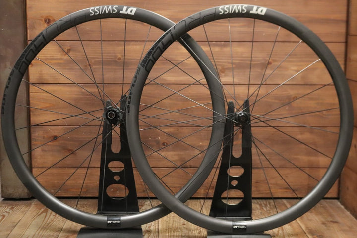 DT SWISS PRC 1400 SPLINE DB 35 カーボン チューブレス ホイールセット シマノ12/11S ワイドリム 18C 【東京南麻布店】