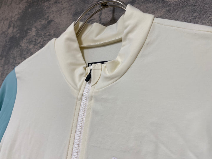 JY485 パスノーマルスタジオ PAS NORMAL STUDIOS Mechanism Long Sleeve Jersey 長袖 サイクルジャージ ホワイト グリーン M