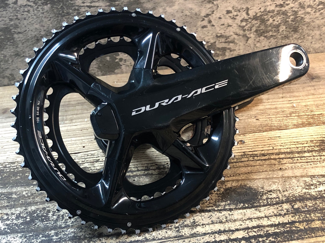 JK997 シマノ SHIMANO デュラエース DURA-ACE FC-R9200-P 54/40 172.5mm パワーメーター付き クランクセット ※通電確認済