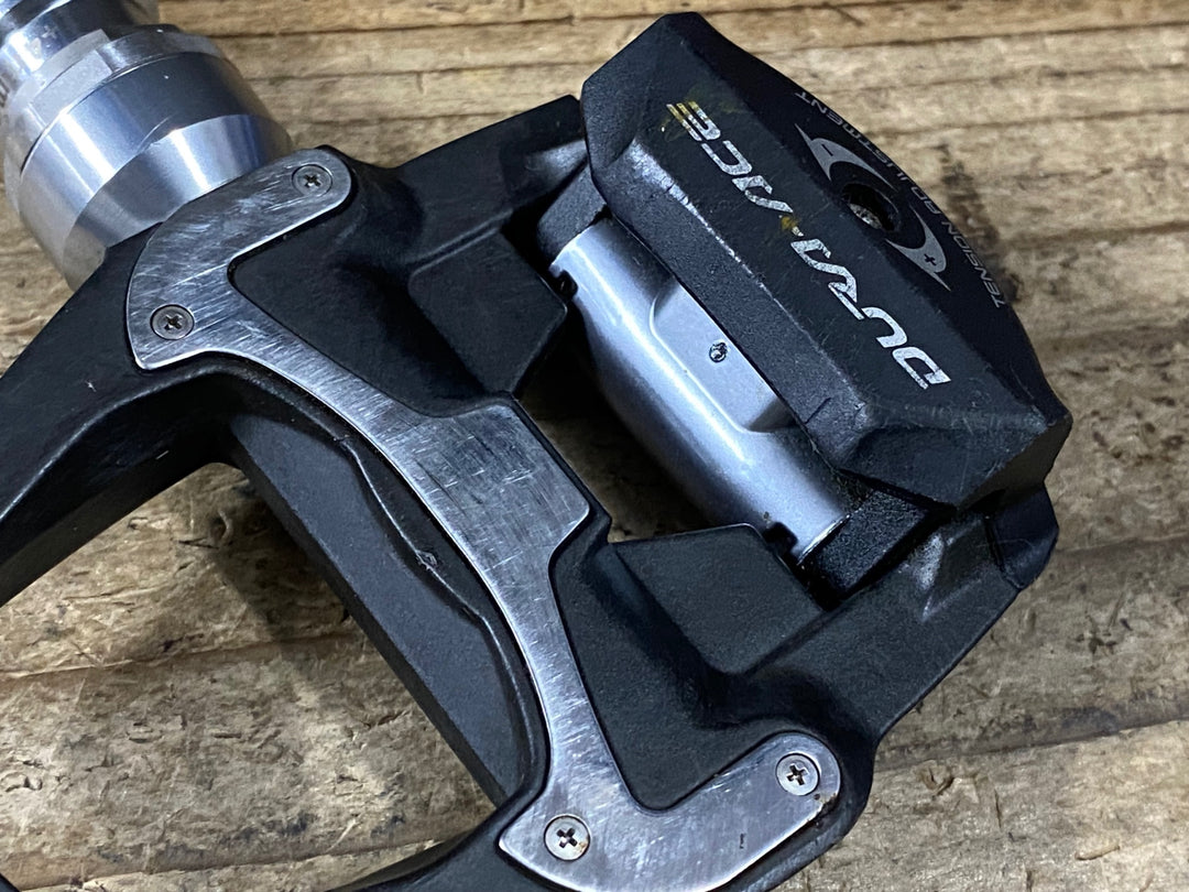 JQ919 シマノ SHIMANO デュラエース DURA-ACE PD-9000 ビンディングペダル SPD-SL ＋4mm
