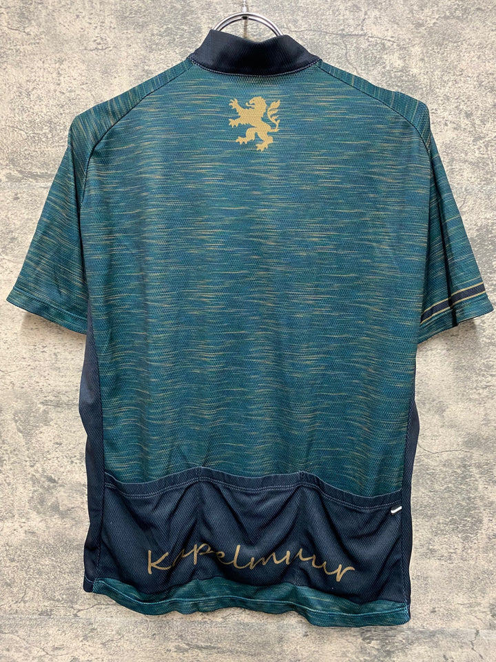JR107 カペルミュール KAPELMUUR × L-Breath 半袖 サイクルジャージ 緑 XL