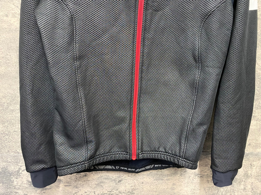 KC565 パールイズミ PEARL iZUMi 長袖 サイクルジャケット 黒 M 裏起毛 WINDBREAK