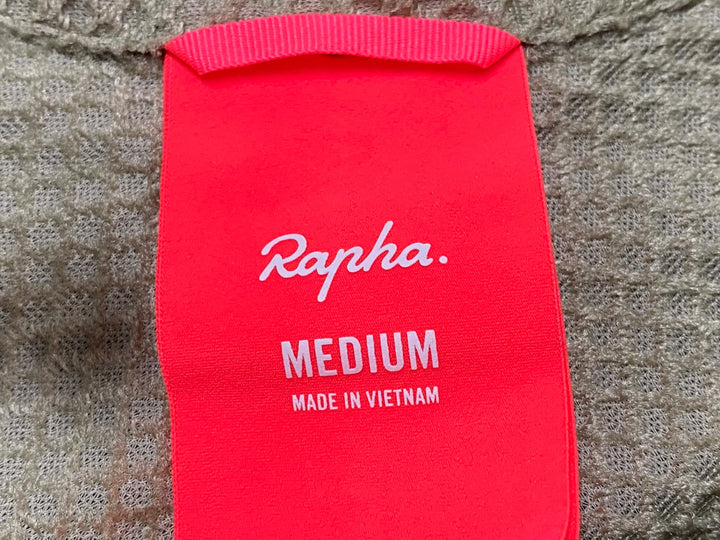 JZ594 ラファ Rapha BREVET INSULATED JACKET 長袖 サイクルジャケット グリーン M 裏起毛