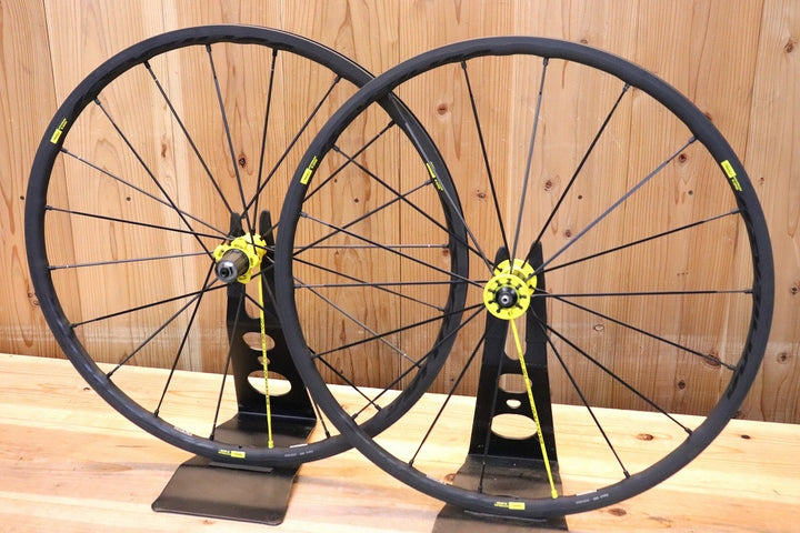 マビック MAVIC キシリウム KSYRIUM 125  アルミ クリンチャー ホイールセット シマノ 11S/12S ナローリム 15C 【芦屋店】