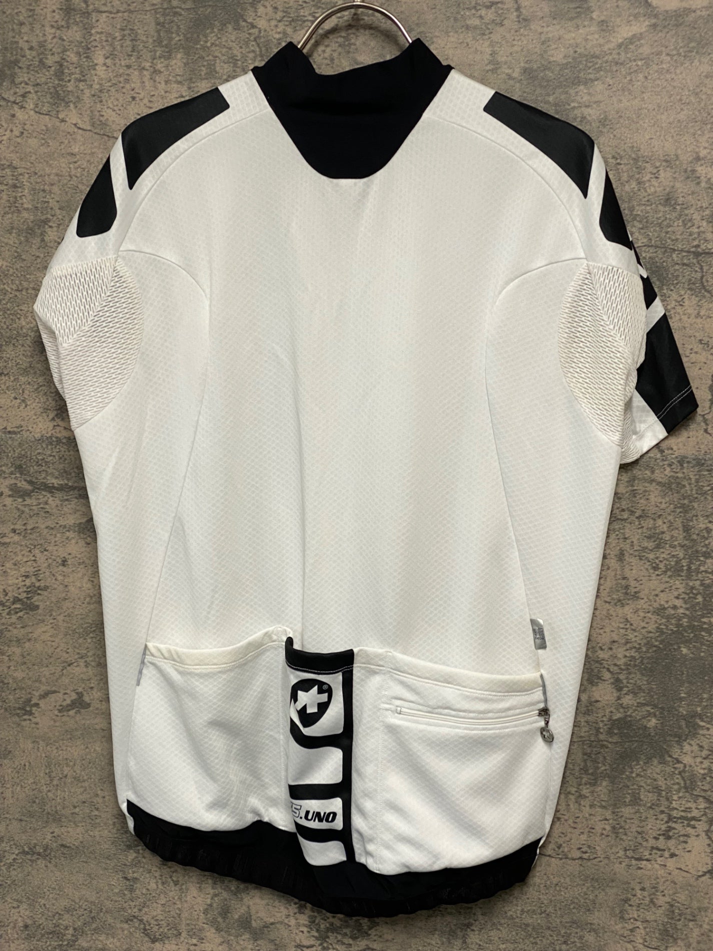 JW290 アソス ASSOS S5.UNO 半袖 サイクルジャージ 白/黒 XL – BICI