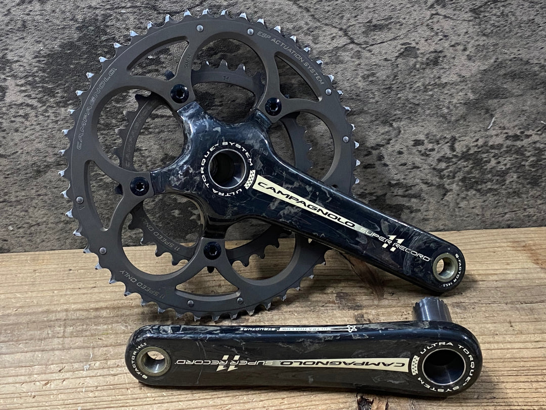KJ072 カンパニョーロ CAMPAGNOLO スーパーレコード SUPER RECORD FC9-SR240C 50/34T 172.5mm