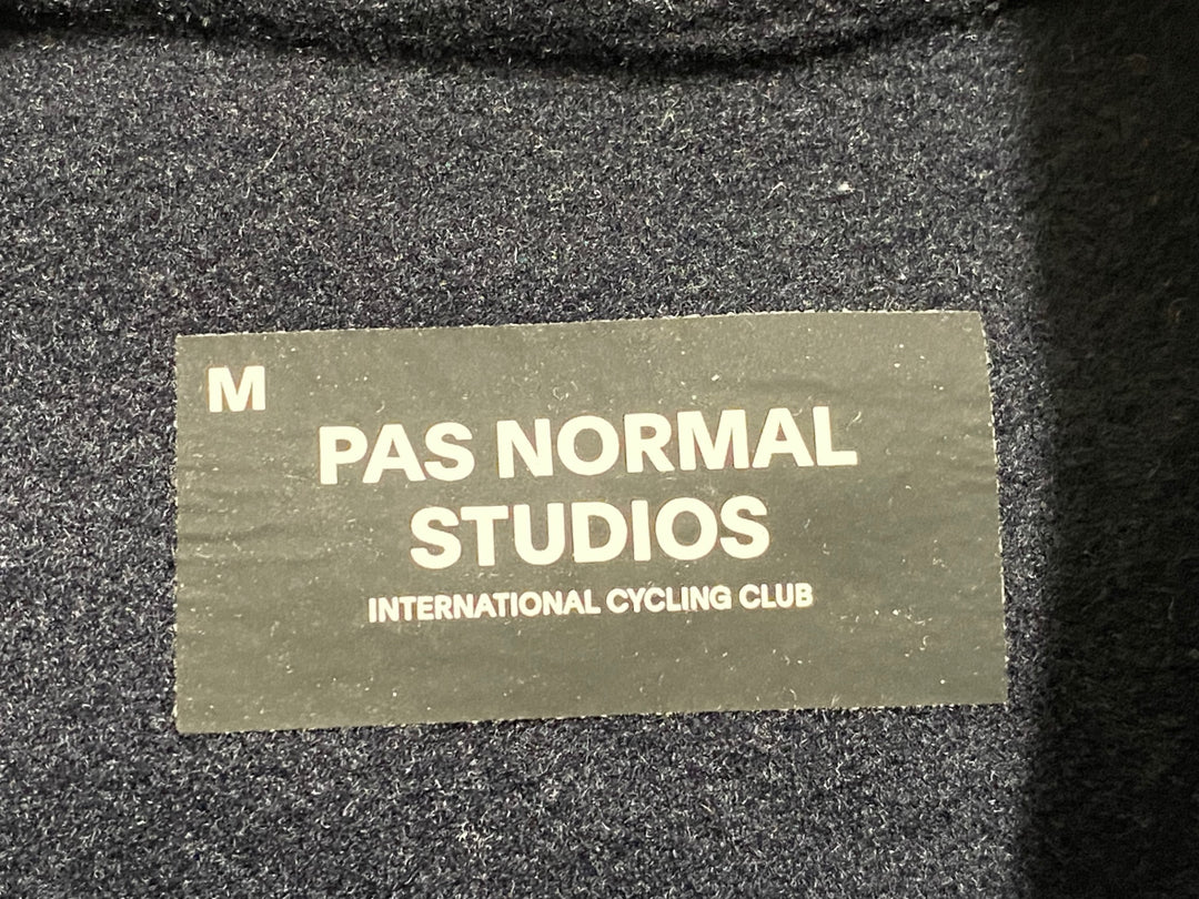 KA509 パスノーマルスタジオ PAS NORMAL STUDIOS CONTROL HEAVY JERSEY 長袖 サイクルジャージ 黒 M 裏起毛