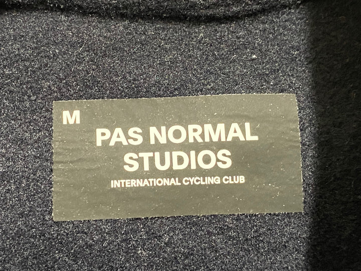 KA509 パスノーマルスタジオ PAS NORMAL STUDIOS CONTROL HEAVY JERSEY 長袖 サイクルジャージ 黒 M 裏起毛