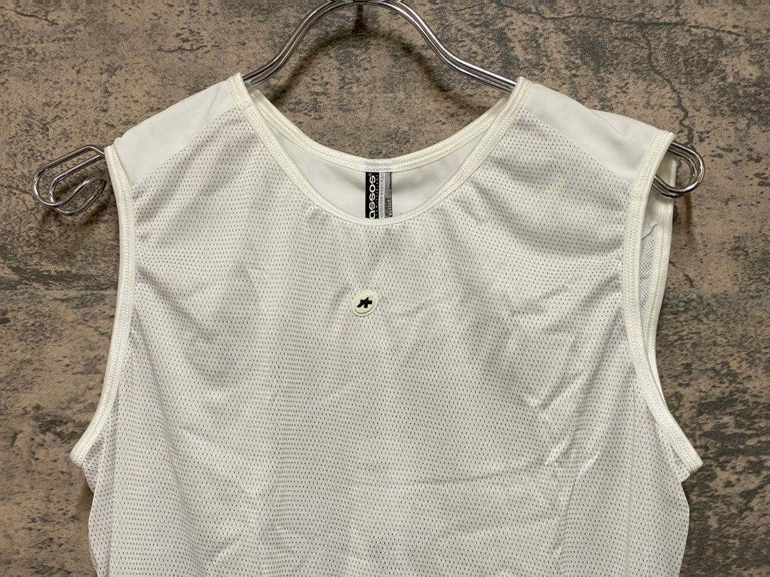 JQ348 アソス ASSOS hot Summer Later active ベースレイヤー 白 M