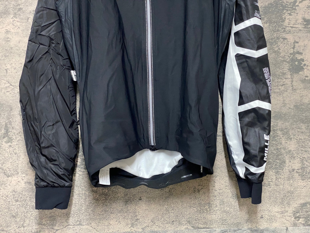 KG633 アソス assos MILLE EVO JACKET EVO7 長袖 サイクルジャケット 黒 XS ※ほつれ