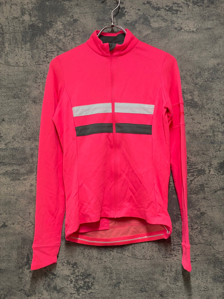 KA061 ラファ Rapha WOMEN'S LONG SLEEVE BREVET JERSEY Ⅱ 長袖 サイクルジャージ ピンク レディース XS