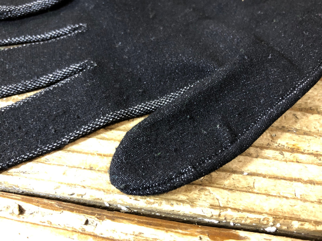 JQ027 アソス ASSOS SPRING FALL LINER GLOBE 長指 グローブ 黒 ※スレ