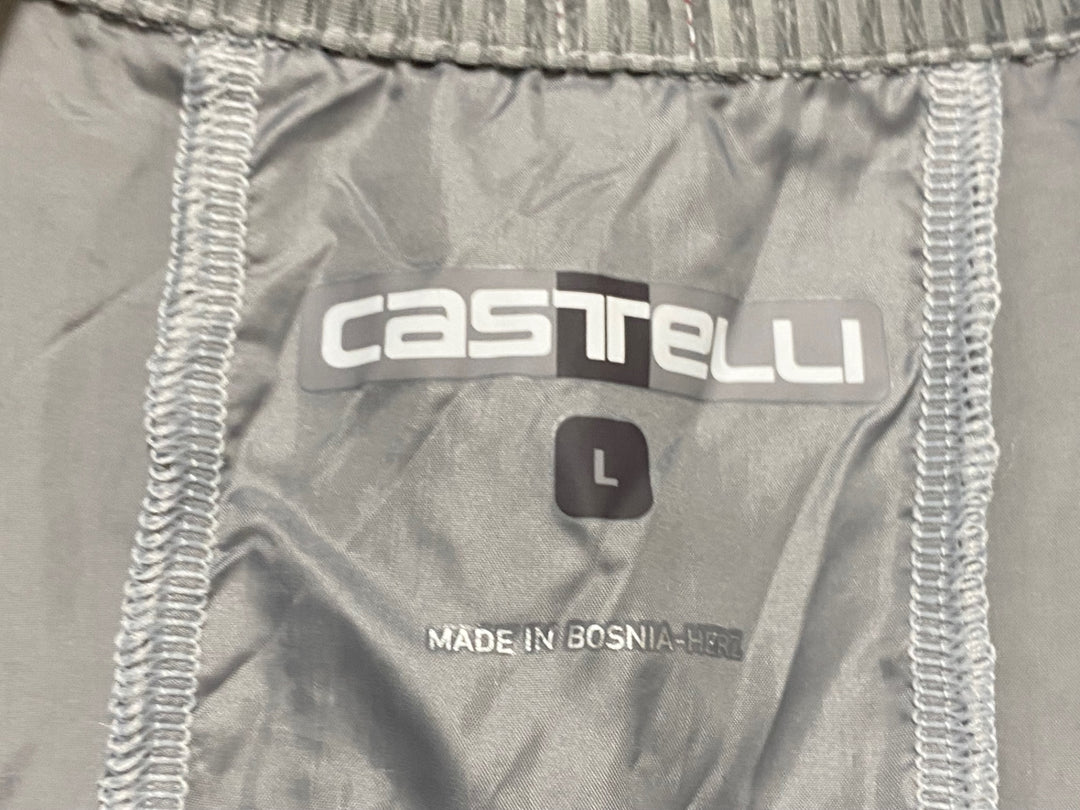 JW038 カステリ CASTELLI サイクルベスト ジレ グレー L