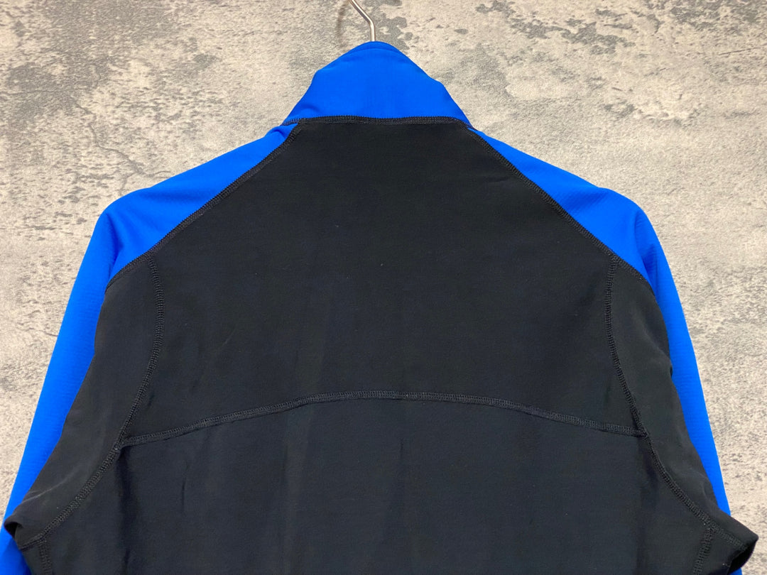 JX333 ルイガノ LOUIS GARNEAU 長袖 サイクルジャケット 青 黒 M 裏起毛