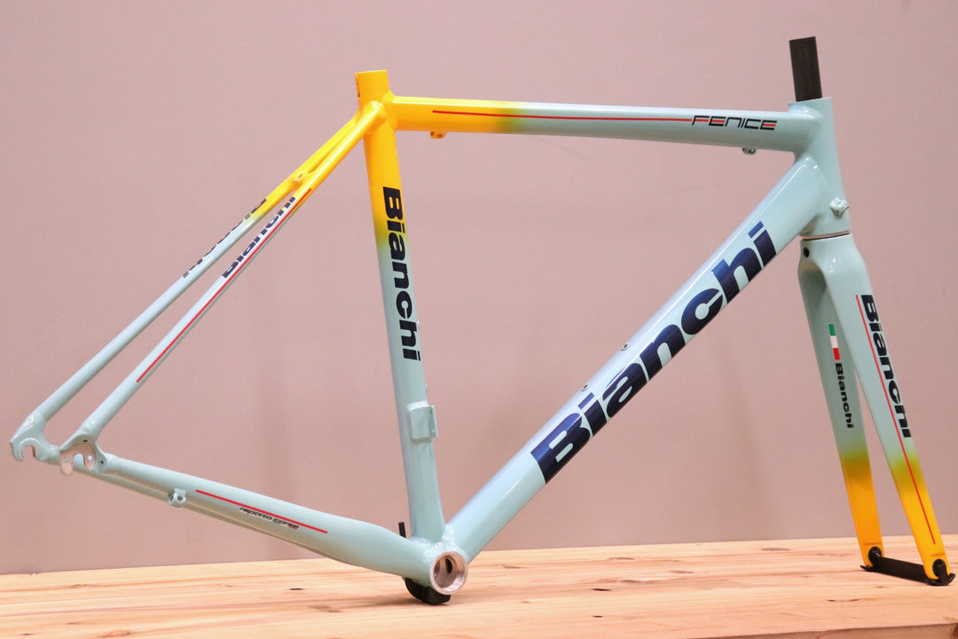 訳アリ ビアンキ BIANCHI フェニーチェ プロ FENICE PRO 2016モデル 55サイズ アルミ スカンジウム ロードバイク フレームセット 【仙台店】
