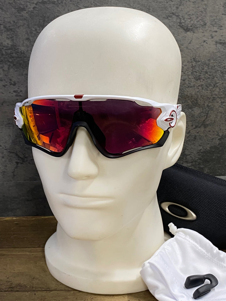KB422 オークリー OAKLEY JAW BREAKER サングラス アイウェア 白 黒 PRIZMレンズ