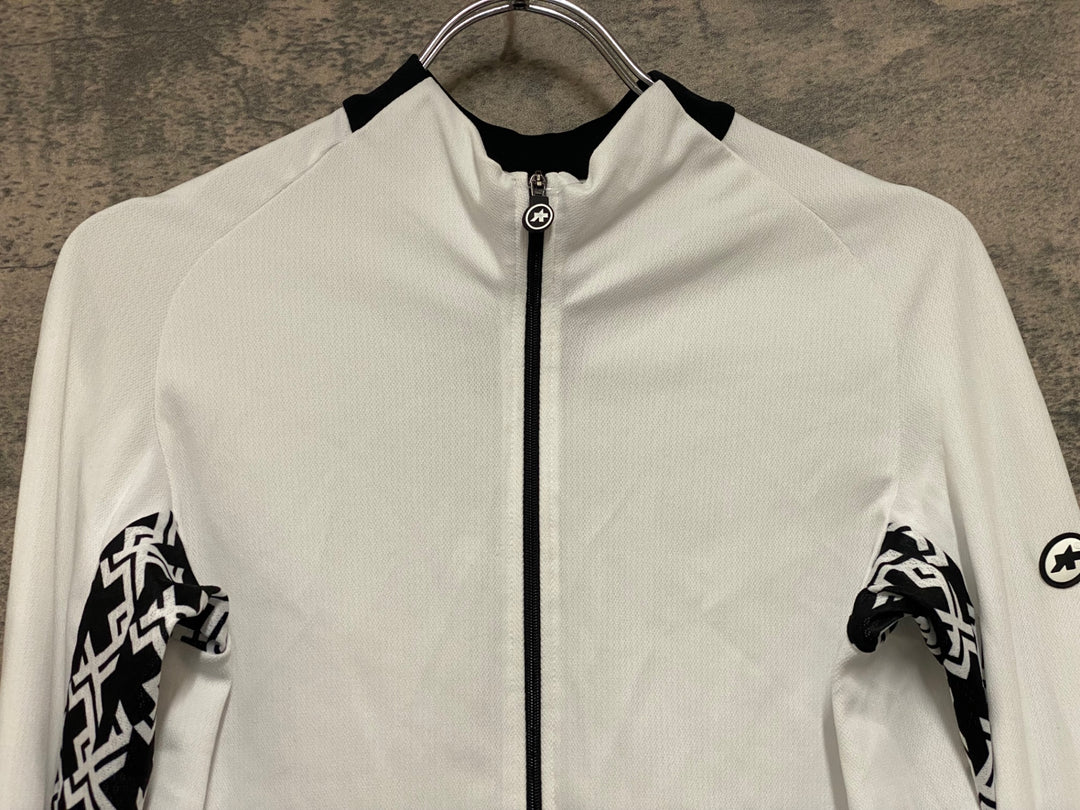 JQ085 アソス ASSOS MILLE GT 長袖 サイクルジャージ 白 M