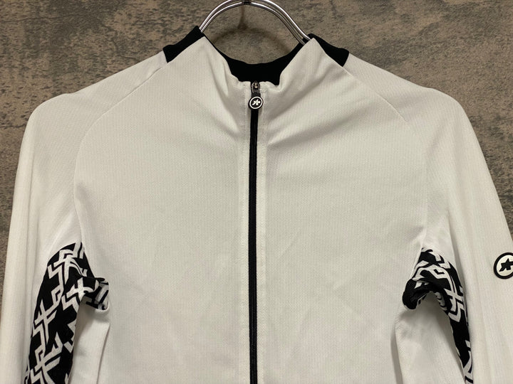 JQ085 アソス ASSOS MILLE GT 長袖 サイクルジャージ 白 M