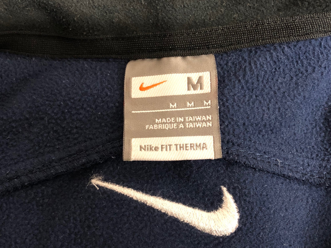 KL650 ナイキ NIKE 長袖 サイクルジャージ 水色 ネイビー M 裏起毛