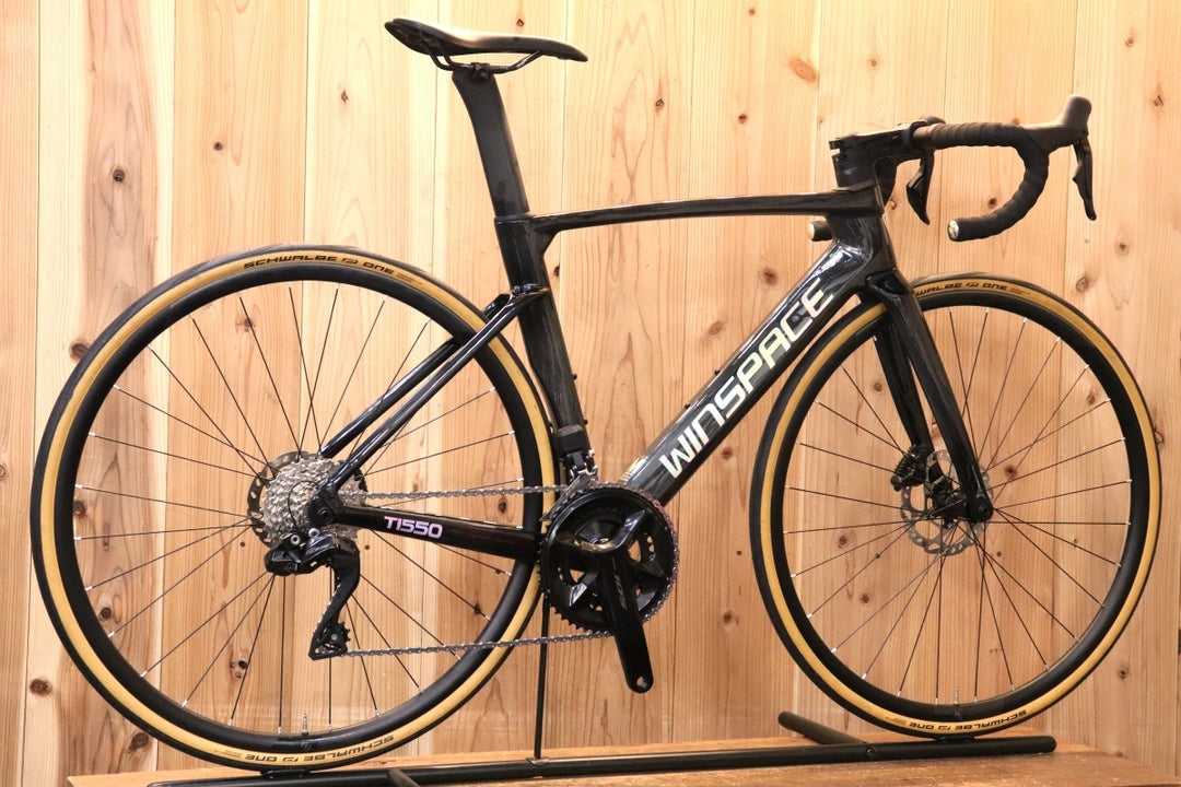 ウィンスペース WINSPACE T1550 DISC 2023年モデル Mサイズ シマノ 105 R7170 12S Di2 カーボン ロードバイク 【芦屋店】