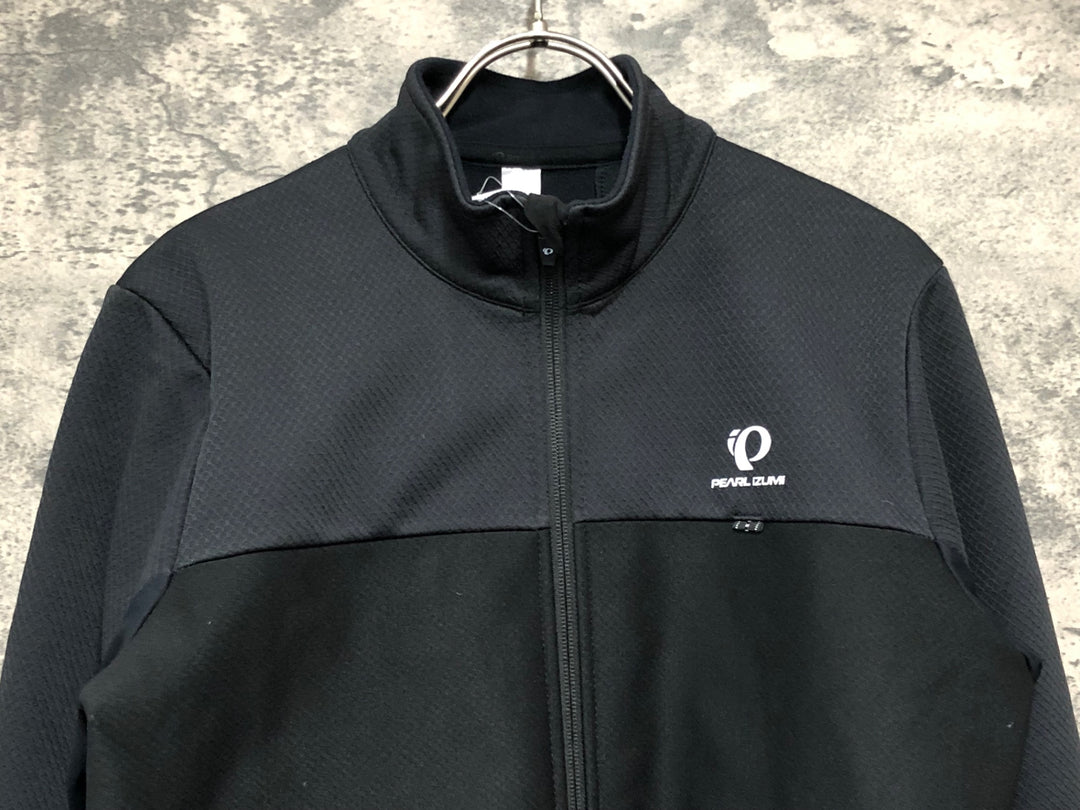 JJ886 パールイズミ PEARL iZUMi 長袖 サイクルジャケット 黒 M 裏起毛