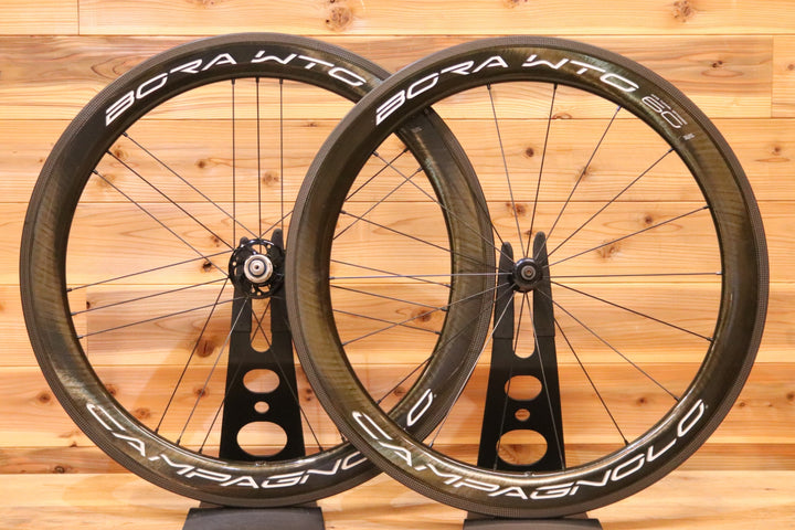 カンパニョーロ CAMPAGNOLO ボーラ BORA WTO 60 RIM AC3 シマノ 11S/12S 19C カーボン チューブレス ホイールセット 【広島店】