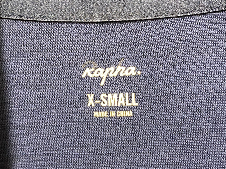 KM438 ラファ Rapha WOMEN’S CLASSIC LONG SLEEVE JERSEY Ⅱ 長袖 サイクルジャージ 黒 XS