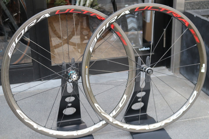 カンパニョーロ CAMPAGNOLO ボーラ BORA ULTRA 35 カーボン クリンチャー ホイールセット カンパ12/11S 17C 【東京南麻布店】