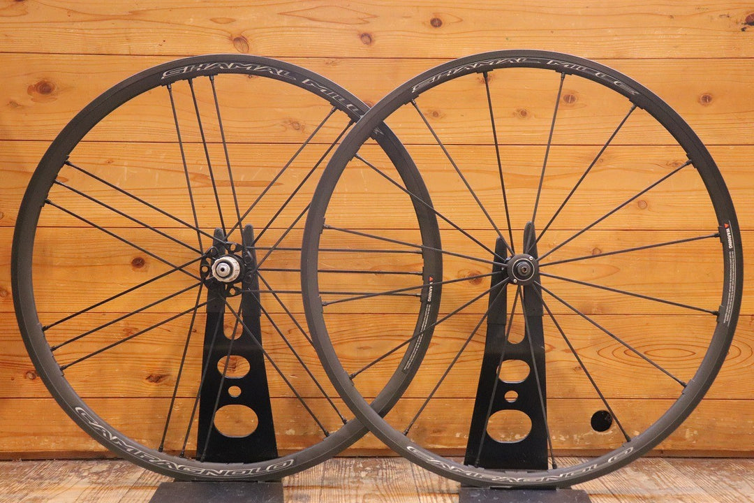 カンパニョーロ CAMPAGNOLO シャマル ミレ SHAMAL MILLE アルミ クリンチャー ホイールセット シマノ 11S/12S 17C 【芦屋店】