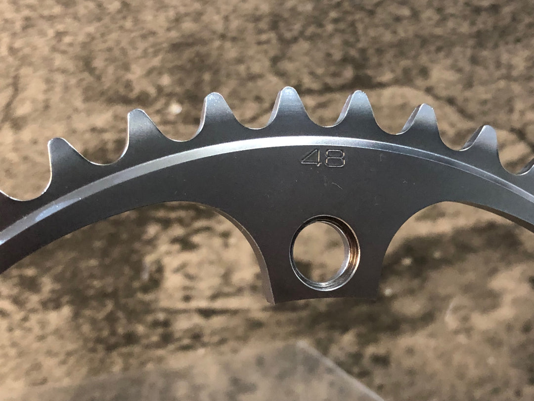 JY164 シマノ SHIMANO デュラエース DURA-ACE チェーンリング 厚歯 48T njs