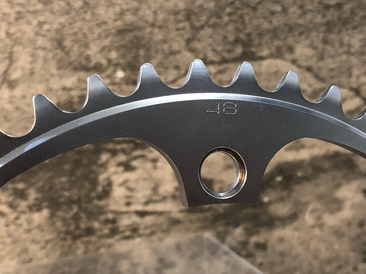 JY164 シマノ SHIMANO デュラエース DURA-ACE チェーンリング 厚歯 48T njs