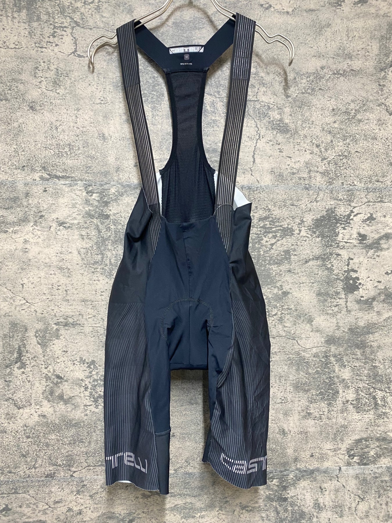 カステリ　Castelli Rosso corsaビブショーツ M ブラック KB686 カステリ CASTELLI ROSSO CORSA ビブショーツ 黒 M ※擦れ – BICI