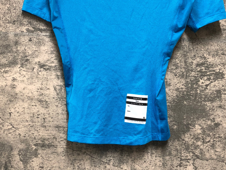 KD905 ラファ Rapha PRO TEAM BASE LAYER - SHORT SLEEVE 半袖 ベースレイヤー 青 XS