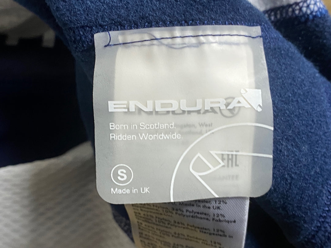 JP954 エンデュラ ENDURA モビスター Movister 裏起毛ビブタイツ 紺 S