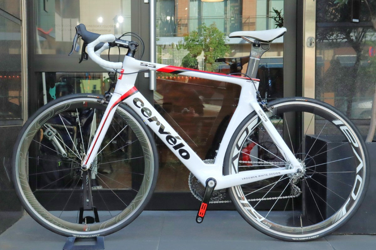 サーヴェロ CERVELO S5 2012年モデル 56サイズ スラム ライバル MIX 10S カーボン エアロロードバイク 【東京南麻布店】