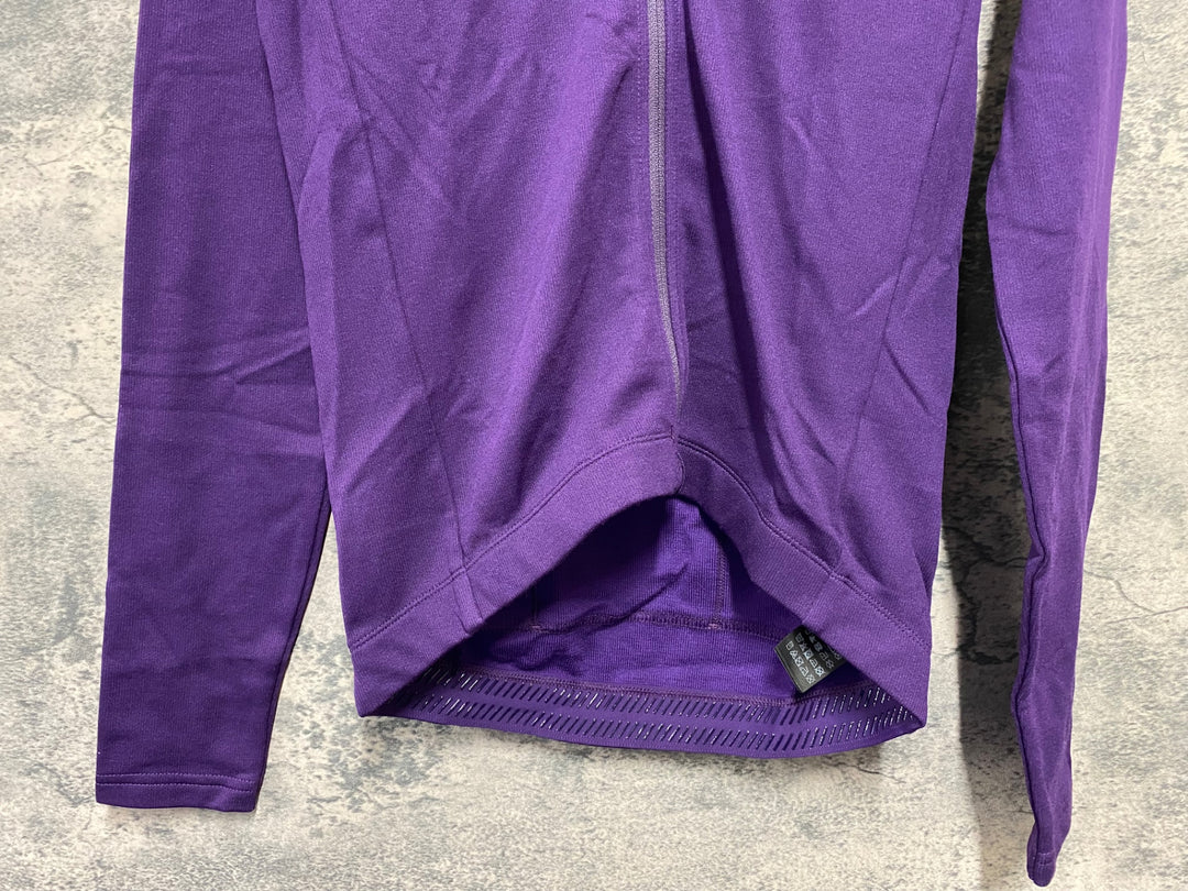 KD388 イザドア Isadore SIGNATURE THERMAL LONG SLEEVE JERSEY 長袖 サイクルジャージ 紫 M