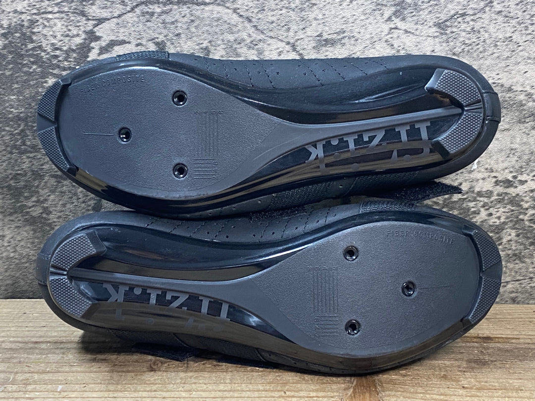 JX855 フィジーク fizik TEMPO POWERSTRAP R5 ビンディングシューズ SPD-SL 黒 EU39 ※未使用