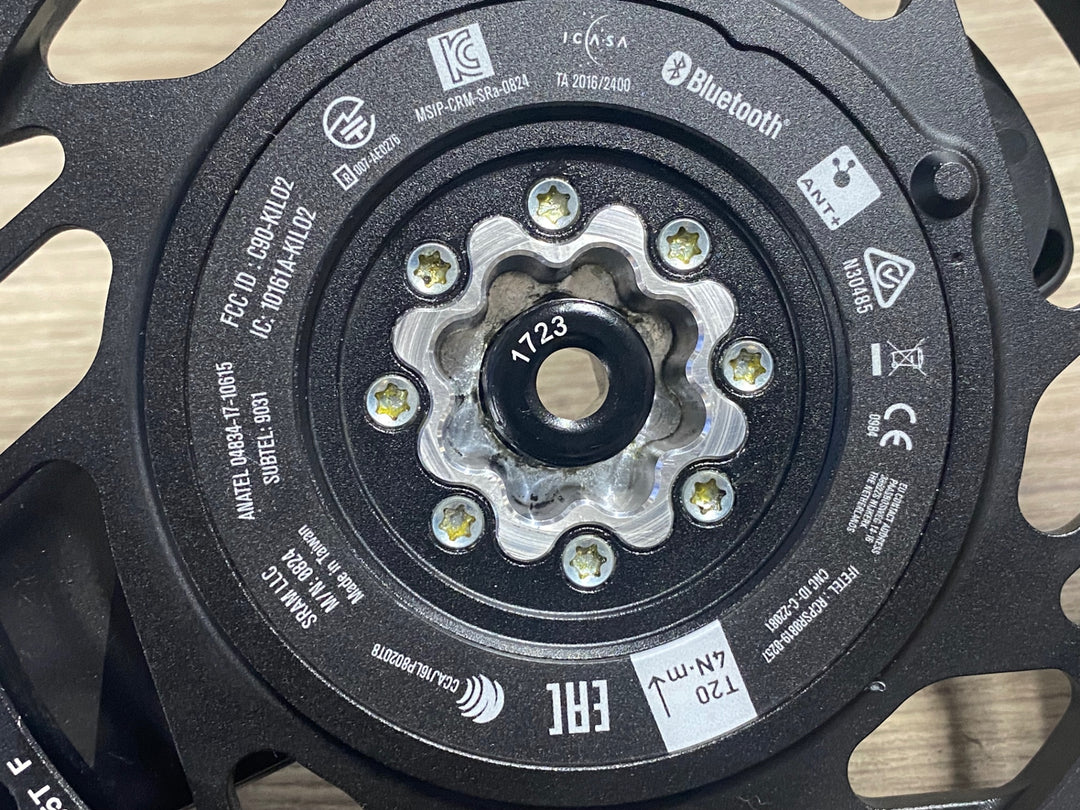 JN927 スラム SRAM フォース FORCE FC-FRC-P-D2 パワーメーター クランクセット 172.5mm 48/35T 12s DUB 動作確認済
