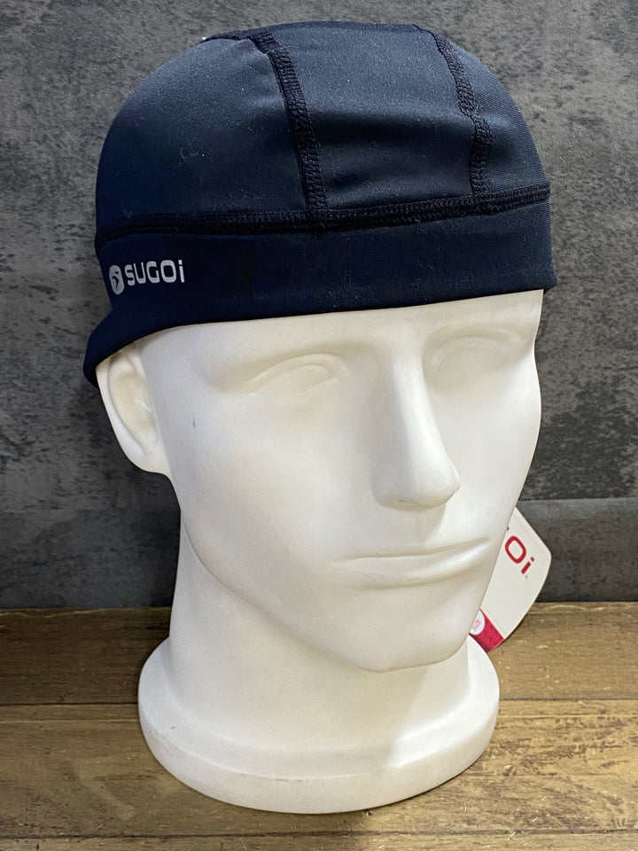 JV574 スゴイ SUGOi SubZero Skull CAP サイクルキャップ ビーニー 黒 ONESIZE 黒 裏起毛
