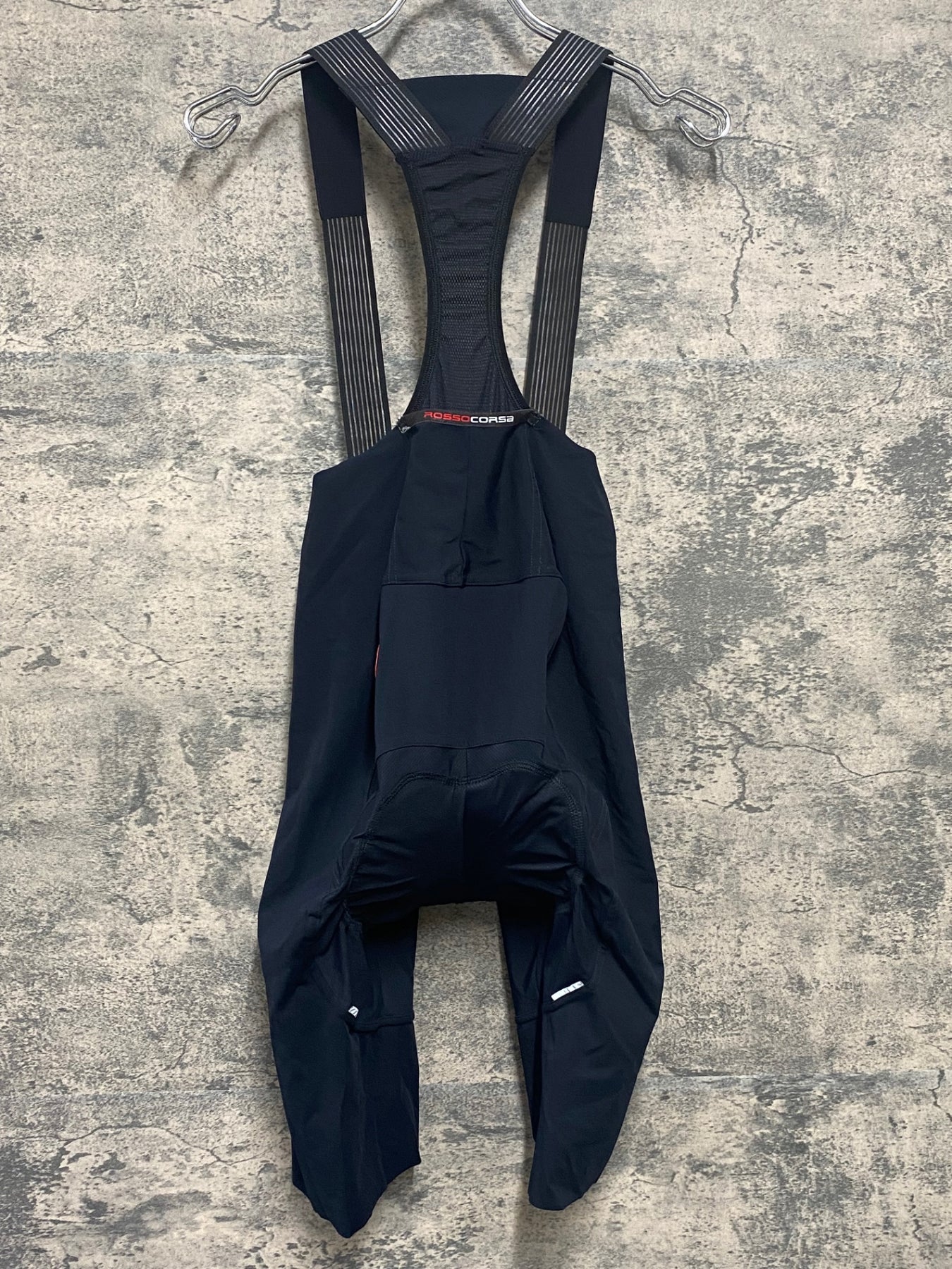 JH099 カステリ CASTELLI ROSSO CORSA Alpha LOS ビブタイツ 黒 XL