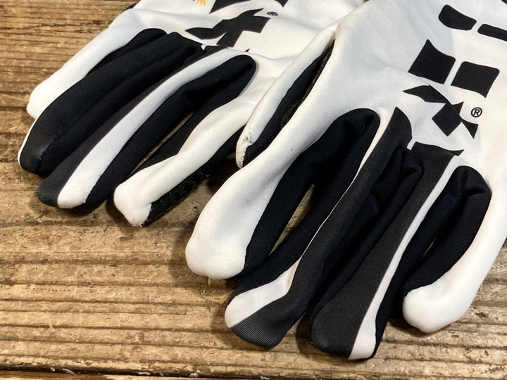 KC483 アソス assos Early Winter Gloves S7 長指 グローブ 白 S 裏起毛