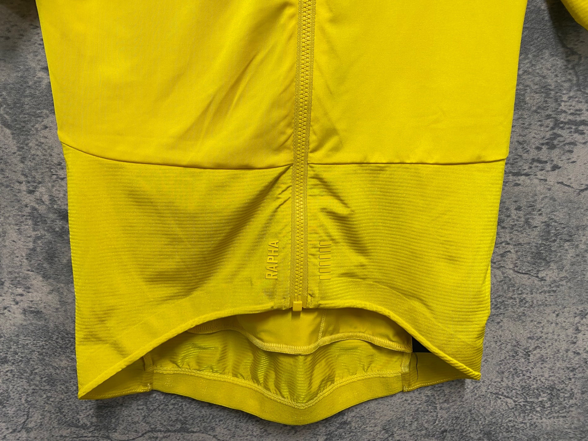 KR204 ラファ Rapha PRO TEAM JERSEY 半袖 サイクルジャージ 黄 XS