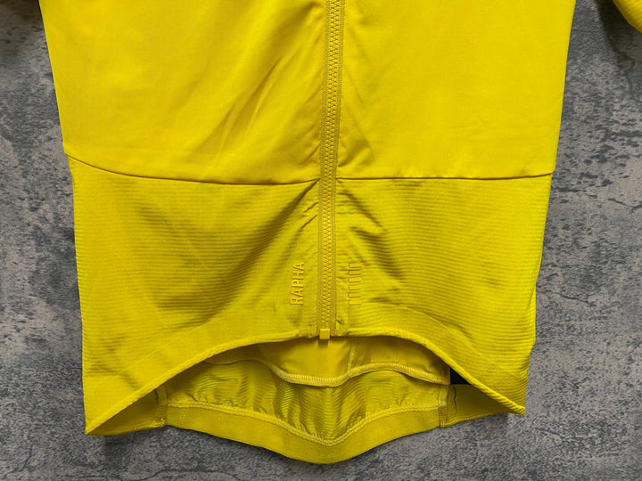 KR204 ラファ Rapha PRO TEAM JERSEY 半袖 サイクルジャージ 黄 XS