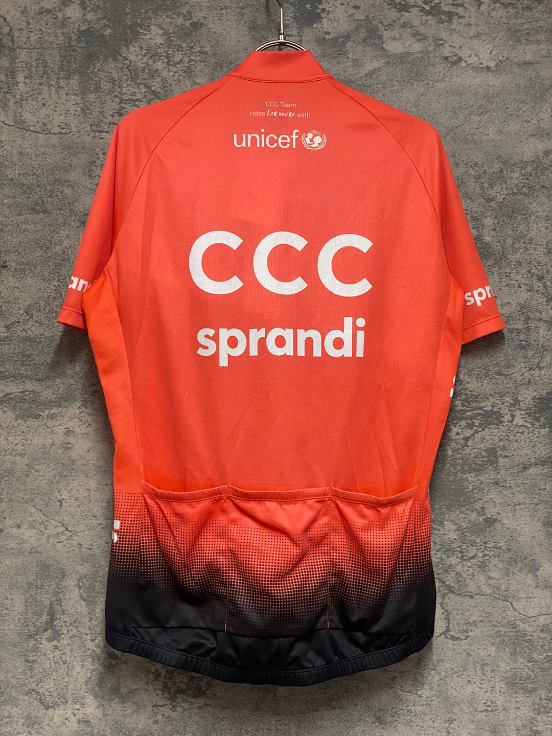 JS580 ジャイアント GIANT 半袖 サイクルジャージ オレンジ M CCC sprandi