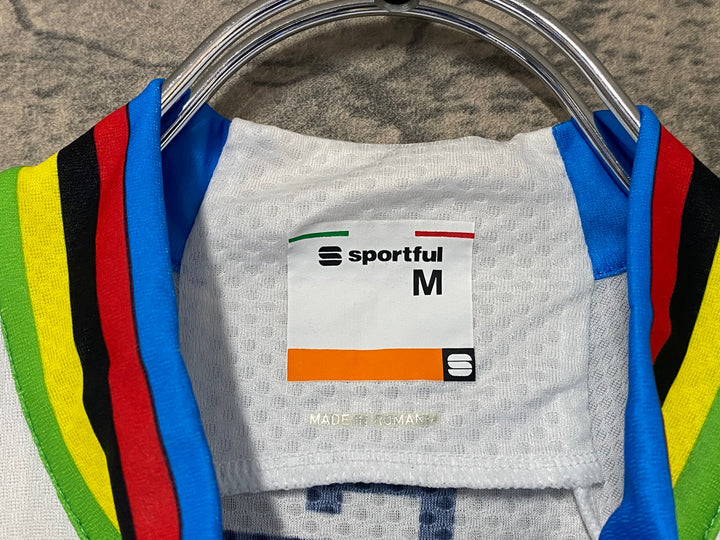 KJ818 スポーツフル sportful 半袖 サイクルジャージ 白 M BORA hansgrohe