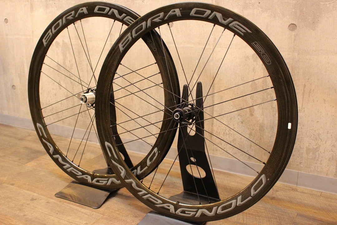 カンパニョーロ CAMPAGNOLO ボーラ ワン BORA ONE 50 DB カーボン クリンチャー ホイールセット シマノ 11/12S ワイドリム 17C【名古屋店】